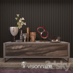 Sideboard _ Chest of drawer - Visionnaire decor set 