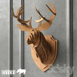Other decorative objects - Safari cardboard deer 