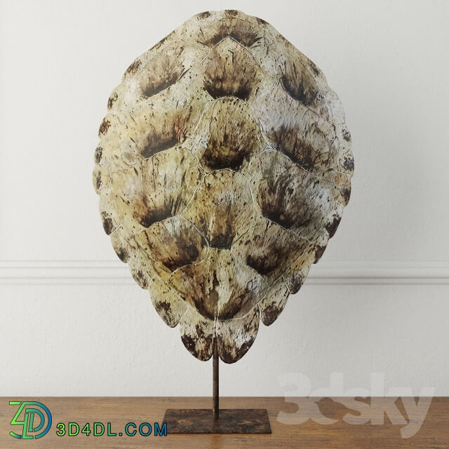 Other decorative objects - Faux Turtle Shell Sculpture