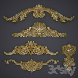 Decorative plaster - Decorative elements _moldings_ 