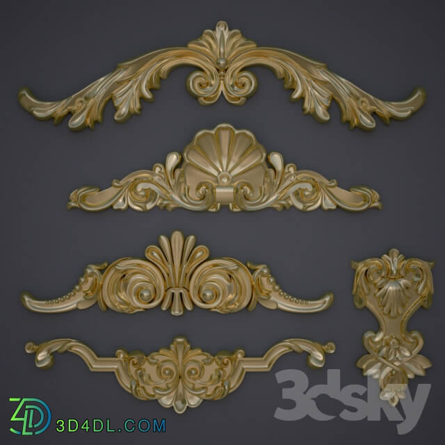 Decorative plaster - Decorative elements _moldings_