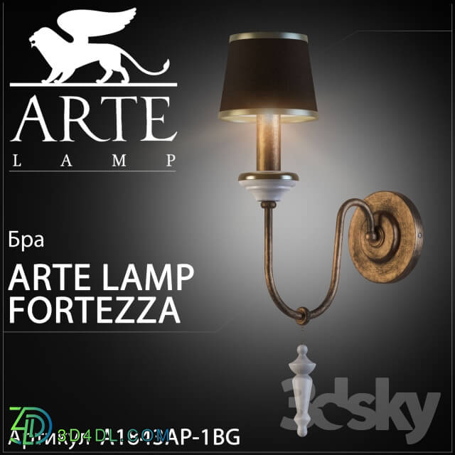 Wall light - Sconce Arte lamp Fortezza A1843AP-1BG
