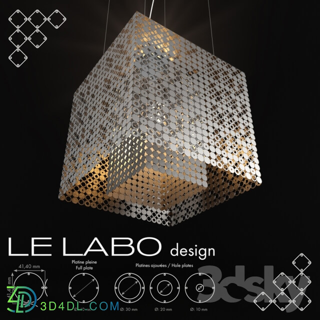 Ceiling light - Lustre Bubble by Le Labo design