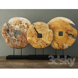 Other decorative objects - Teak Wood Table Top Decoration 