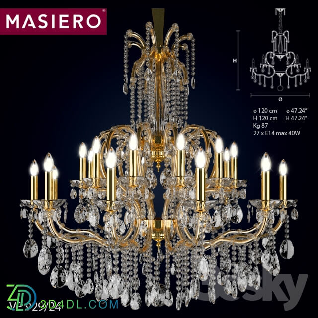 Ceiling light - Masiero ve929 _ 24