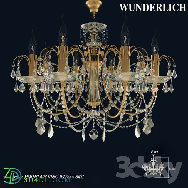 Ceiling light - chandelier Wunderlisht