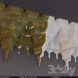 Decorative plaster - East stalactite 