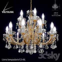 Ceiling light - Voltolina Lampadario Lienz 12 _ 6L 