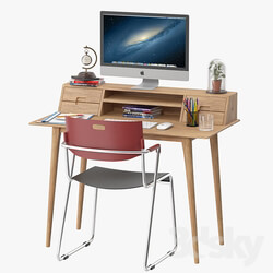 Table _ Chair - Scandinavian Style Desk 