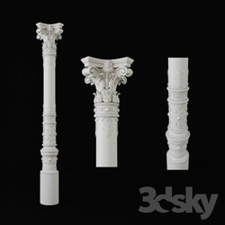 Decorative plaster - Column classic 