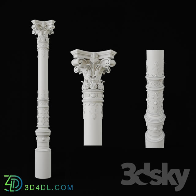Decorative plaster - Column classic