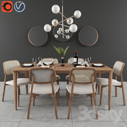 Table _ Chair - Dining set Lider 01 