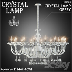 Ceiling light - Chandelier Crystal Lamp Orfey D1447-16WH 