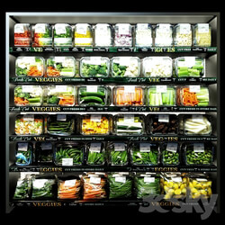 Shop - Shelves with vegetables 
