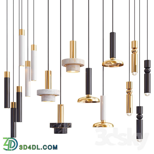 Ceiling light - Four Hanging Lights_34 Exclusive