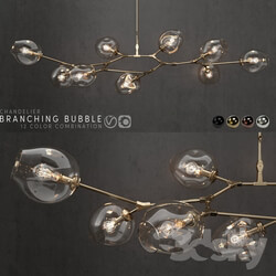 Ceiling light - Collection Branching bubble 9 lamps 3 