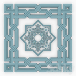 Decorative plaster - oriental pattern-47 