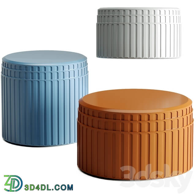 Table - Round ceramic coffee table