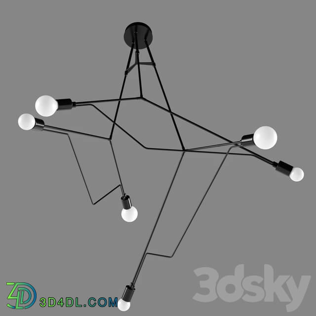 Ceiling light - Divergence outdoor pendant