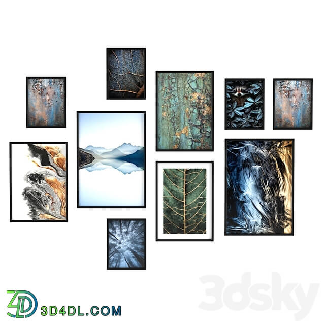 Frame - Set of paintings 012