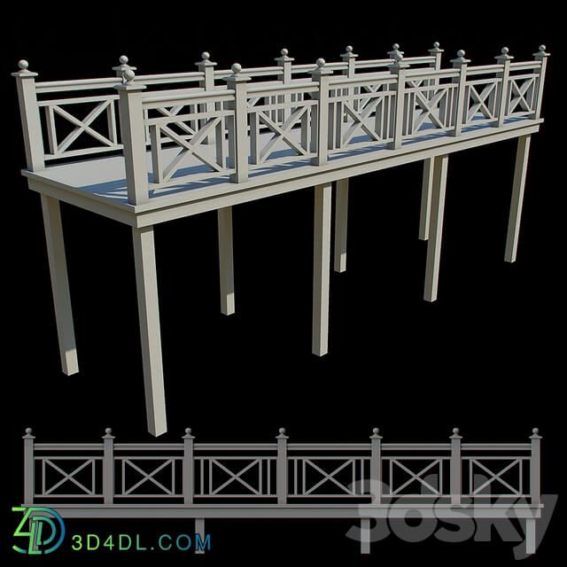Building - wooden bridge