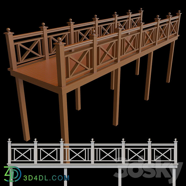 Building - wooden bridge
