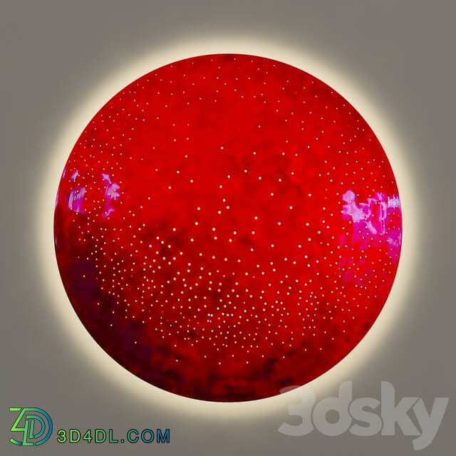 Wall light - Red Planet Alex Kravt