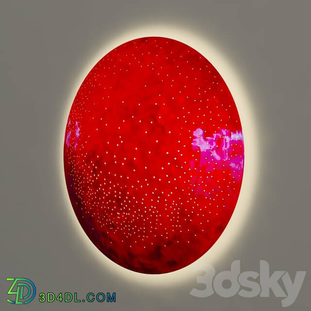 Wall light - Red Planet Alex Kravt