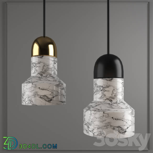 Ceiling light - JAZZ marble pendant light series