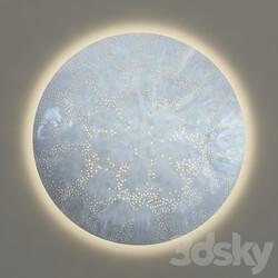 Wall light - White planet Alex Kravt 