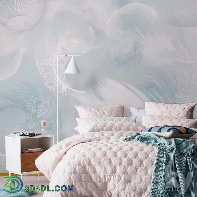 Wall covering - Creativille _ Wallpapers _ Flying feathers 400050