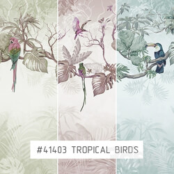 Wall covering - Creativille _ Wallpapers _ Tropical birds 41403 