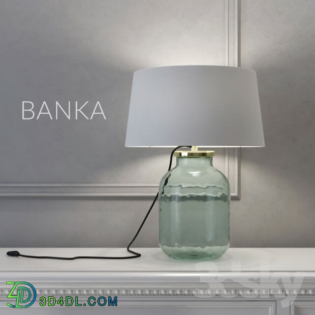 Table lamp - The lamp in the form of banks