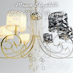 Ceiling light - Masca Elizabeth Oro _ Argento 1188_6 