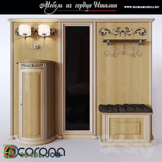 Wardrobe _ Display cabinets - Hallway Siena Avorio