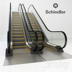 Staircase - Schindler escalator 