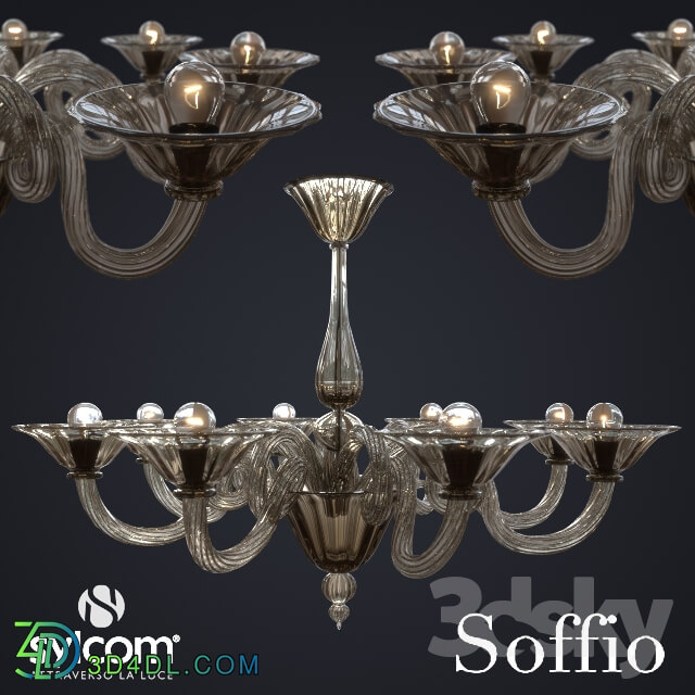 Ceiling light - Sylcom Soffio 1382_8 FU