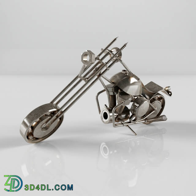 Toy - Metal toy motorcycle