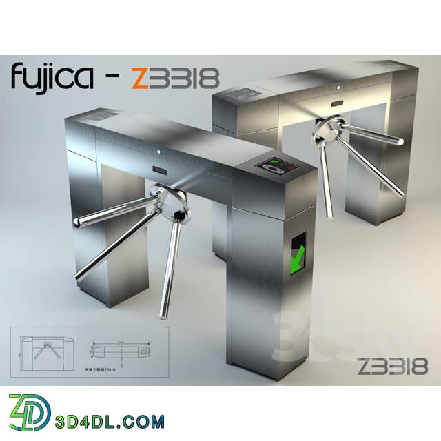 Miscellaneous - Fujica - Z3318 Entrance Barrier Gate