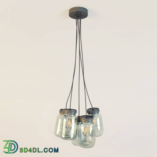 Ceiling light - POTTERY BARN _ EXETER 5-JAR PENDANT