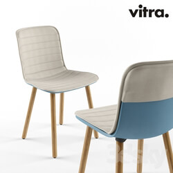 Chair - Vitra Hal Wood Chair 