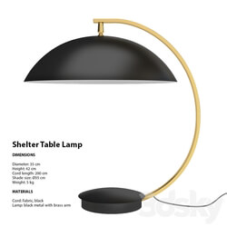 Table lamp - Shelter table lamp 