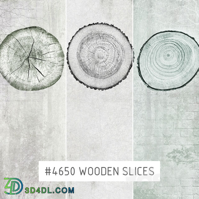 Wall covering - Creativille _ Wallpapers _ Wooden slices 4650
