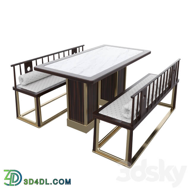 Table _ Chair - Chinese cafe set