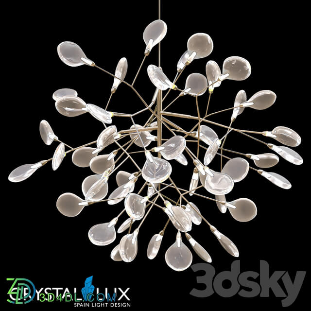 Ceiling light - Evita Sp63 Gold _ Transparent