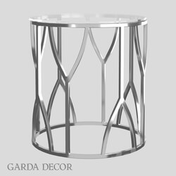 Coffee table Garda Decor 13RXET3103 SILVER 