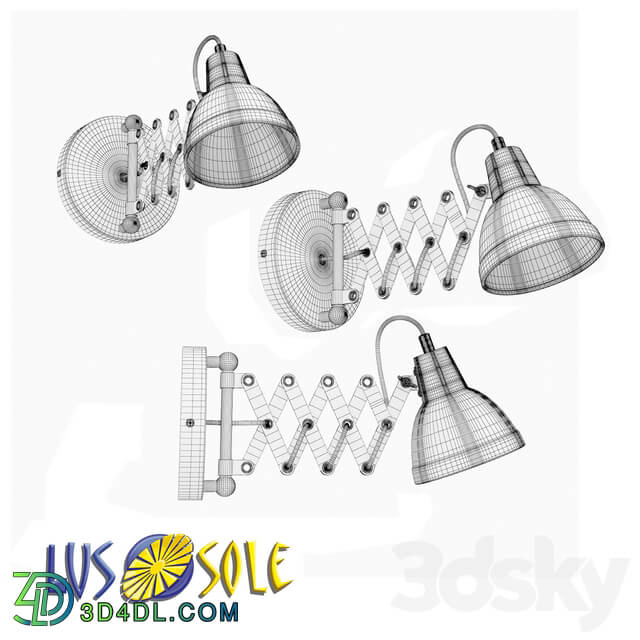 Wall light - OM Sconce Lussole Loft Koyukuk LSP 848-850