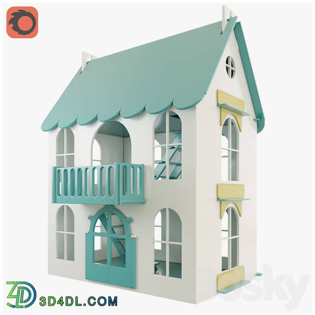 Toy - Woodlines Dollhouse Arina