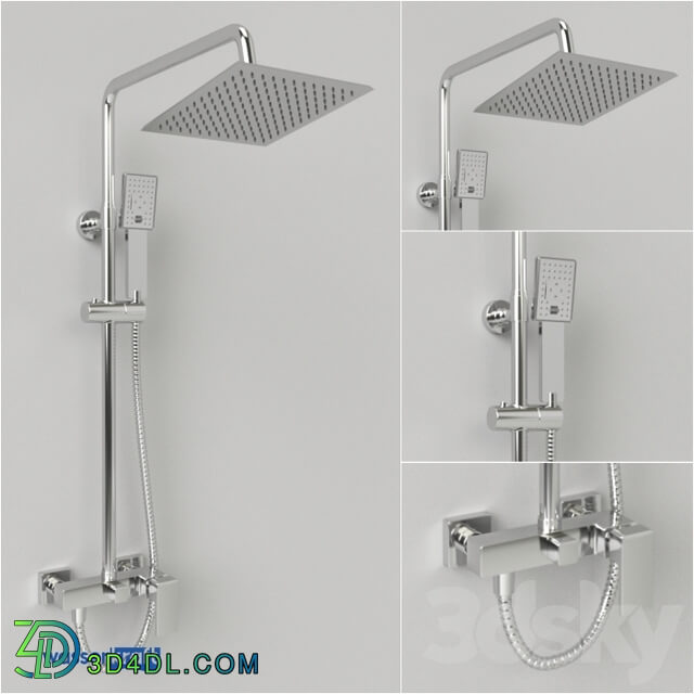 Faucet - A17702 Shower set with mixer_OM