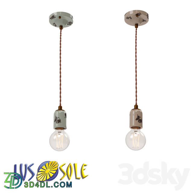 Ceiling light - OM Pendant lamp Lussole Loft Vermilion LSP-8159_ LSP-8160